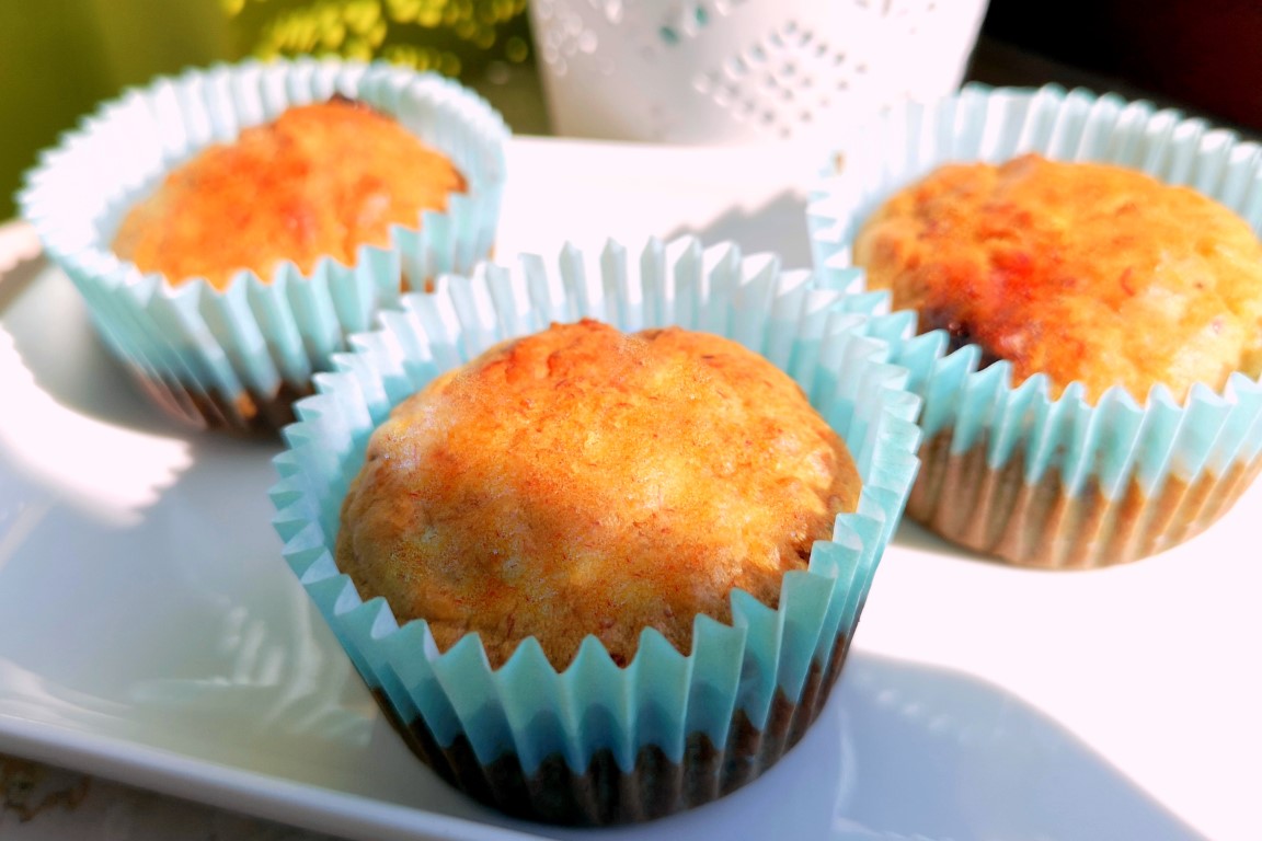 Bananowe muffinki z czekoladą