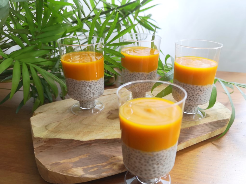 Pudding chia z mango